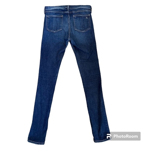 Rag & Bone 10” Skinny Jeans Arlington Wash Size 27 - Picture 4 of 12